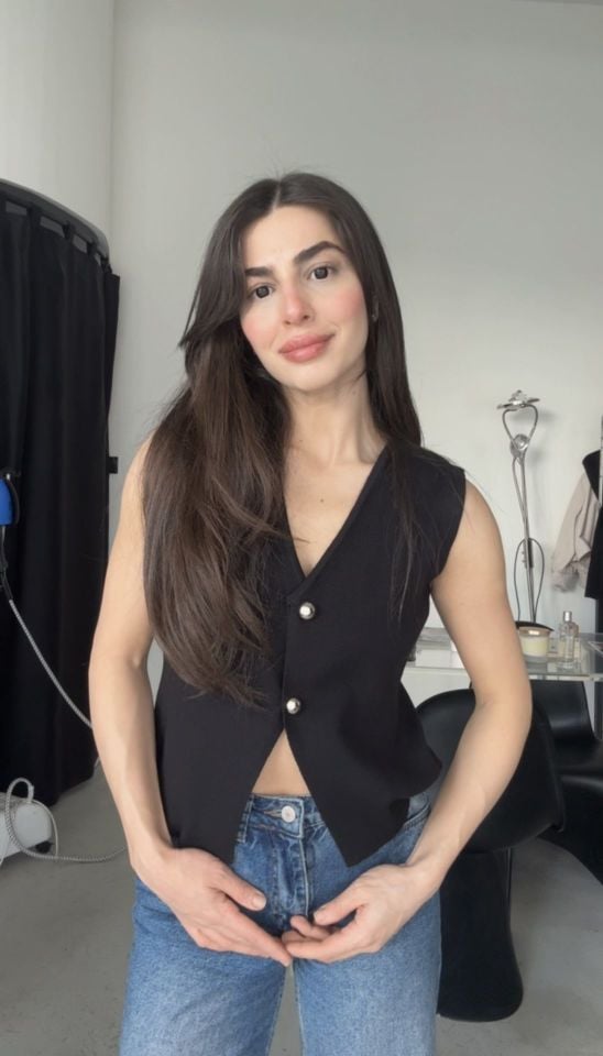 Çelik triko siyah yelek