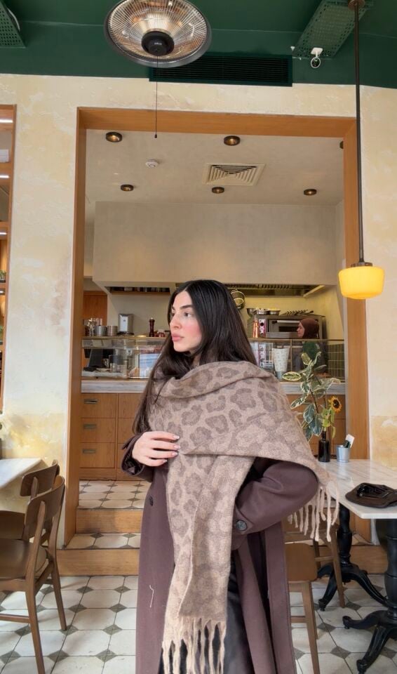 Soft Leopar ithal atkı