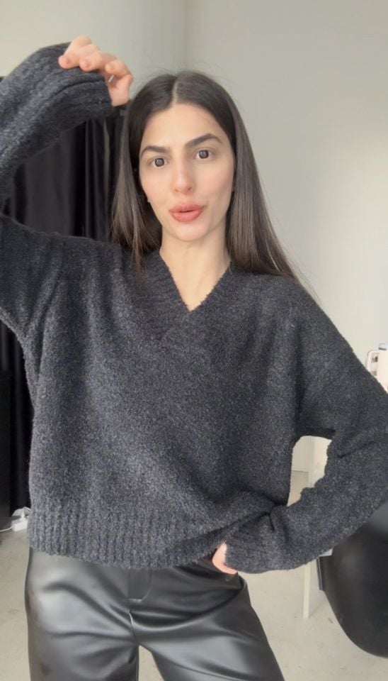 Dilvin v yaka antrasit buklet kazak