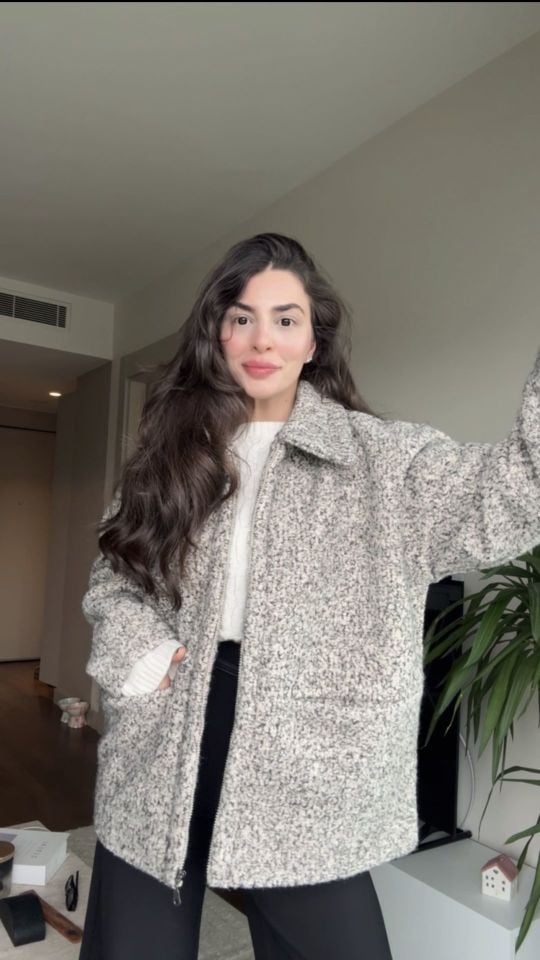 Orjinal marka kaşe astarlı mont cekett