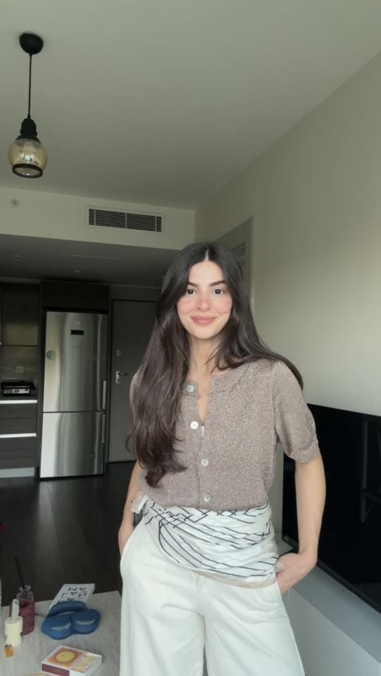 Orjinal marka çelik el örmesi hırka bluz