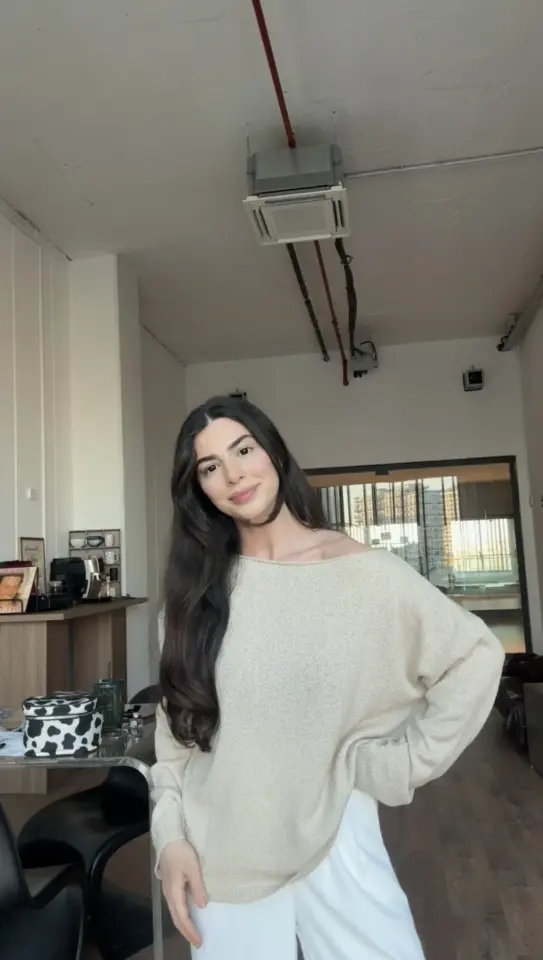 Vizon omuz dekolteli ince triko