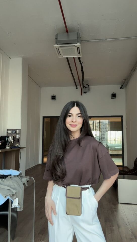 Asos kahve dokulu basic