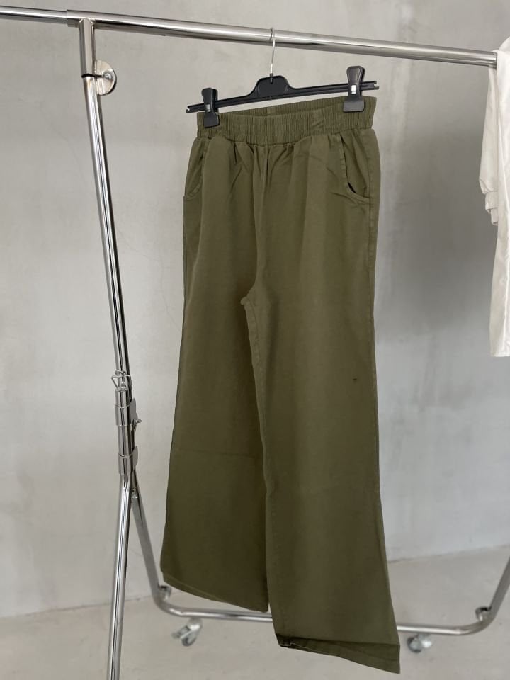 Haki gabardin pantolon