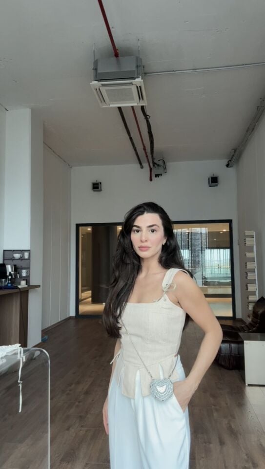 Taş rengi lolita korse