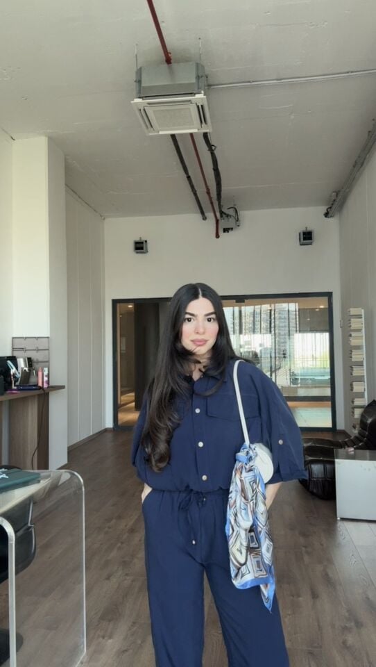 Lacivert bomber pantolon takım