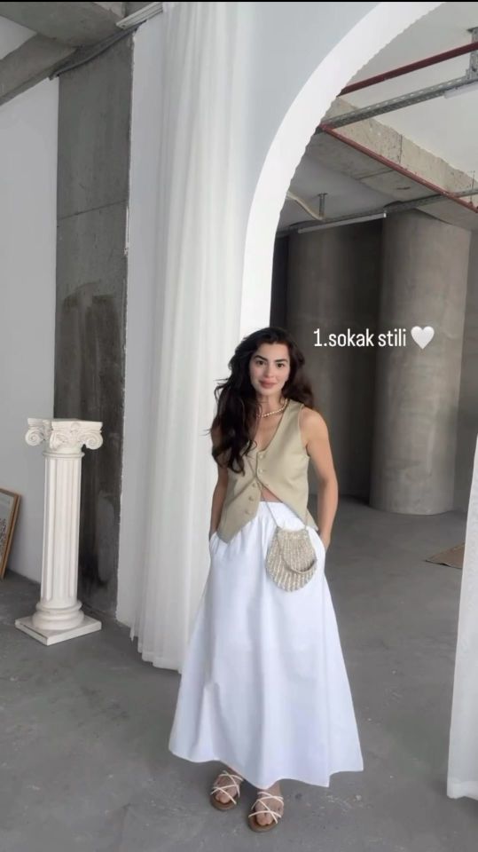 poplin cepli etek