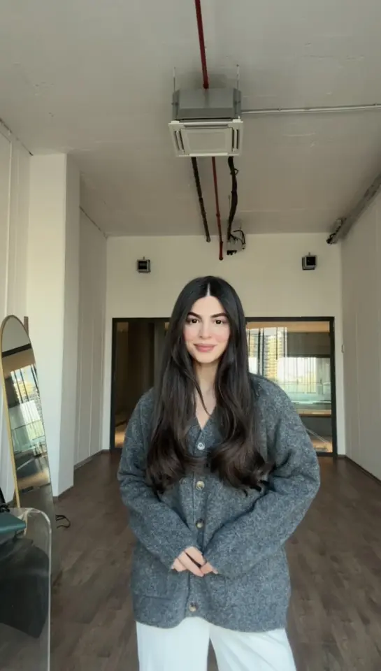 Antrasit orta boy triko hırka