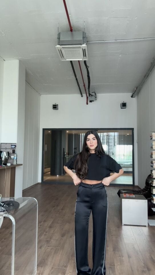 Orjinal zara ipek saten pantolon