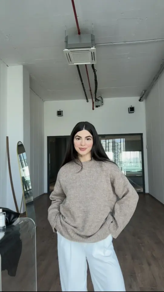 Bisiklet yaka vizon kazak